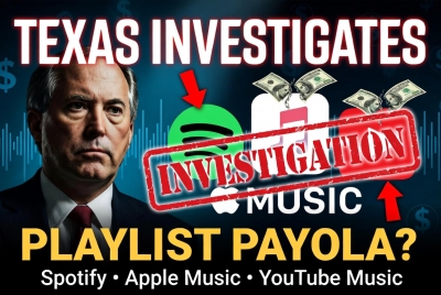 Texas Investigates Spotify, Apple Music &amp; YouTube Music &ndash; Could Playlist Payola Change Streaming Forever?