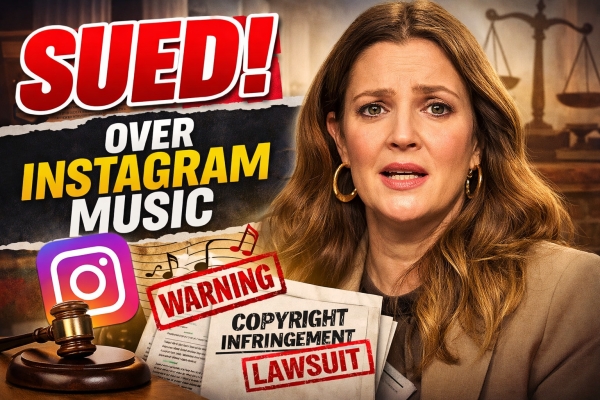 Drew Barrymore Sued for Copyright Infringement After Using Uncleared Music on Instagram