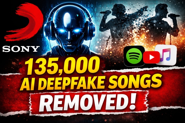 Sony Removes 135,000 AI Deepfake Songs: What It Means for the Music Industry