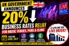 UK Government Announces 20% Business Rates Relief for Music Venues from 2027