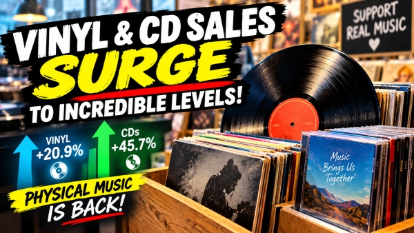 Vinyl and CD Sales Surge in 2026 as Physical Music Makes a Comeback