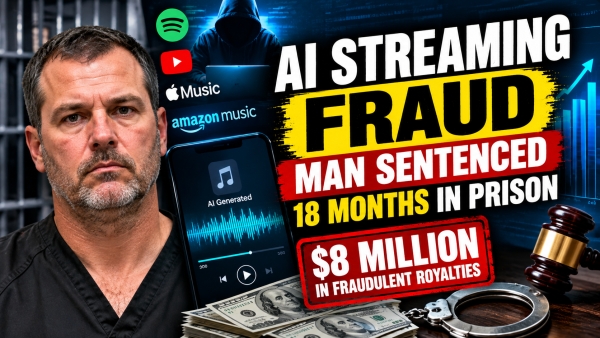 AI Music Streaming Fraud: Michael Smith Sentenced to 18 Months