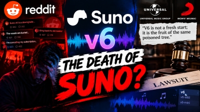 &ldquo;The Death of Suno&rdquo;? Reddit Turns Against Suno After v6 Update