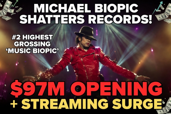 Michael Jackson Biopic 'Michael' Shatters Box Office Records &amp; Streaming