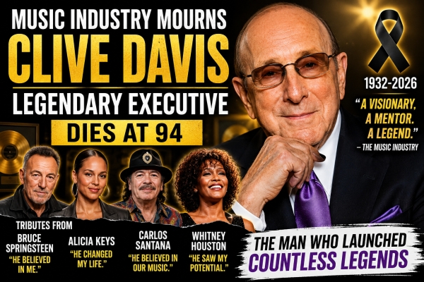 Clive Davis Dies at 94: Music Industry Pays Tribute to Legendary Executive