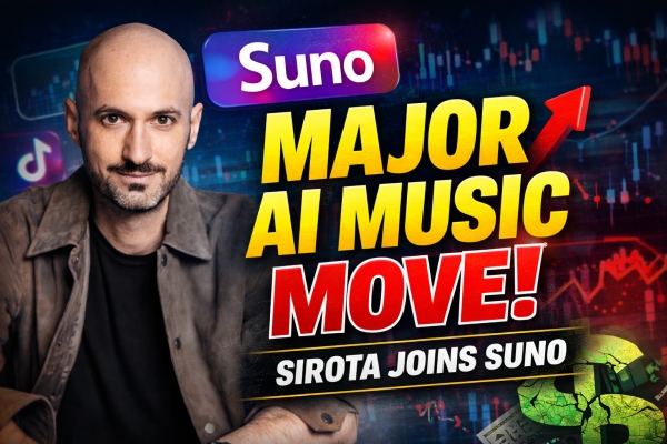 Suno Hires Former Merlin CEO Jeremy Sirota as Chief Commercial Officer, Signaling Major Shift in AI Music Strategy